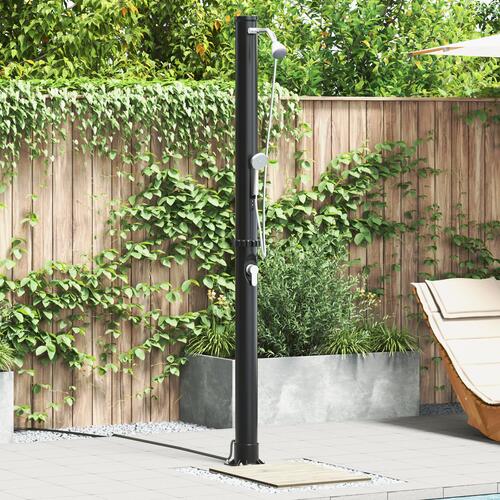 Udendørs Solbruser med håndholdt bruserhoved 217 cm 20 L