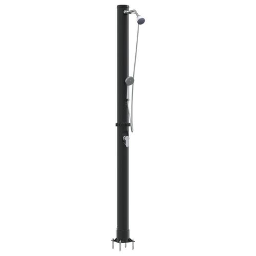Udendørs Solbruser med håndholdt bruserhoved 217 cm 20 L