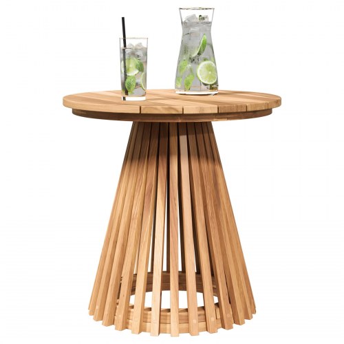 Have Sidebord Ø50x49.5 cm Solid Træ Teak