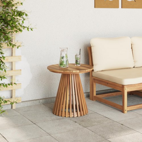 Have Sidebord Ø50x49.5 cm Solid Træ Teak