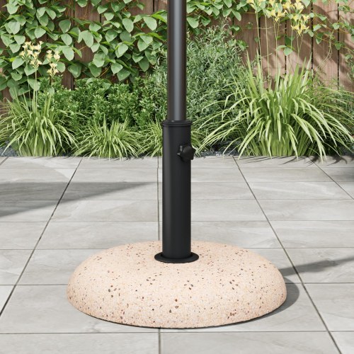 Parasolbase til 37/42/52/58mm stolper Gul beton 20 kg