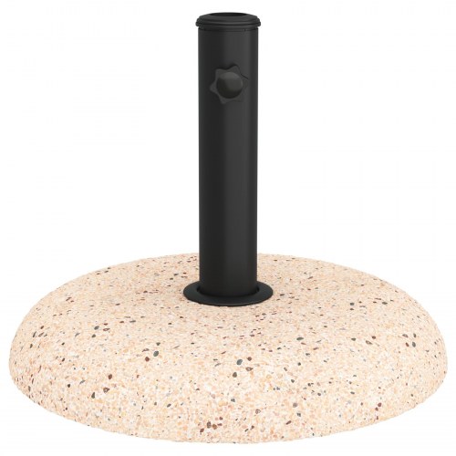 Parasolbase til 37/42/52/58mm stolper Gul beton 20 kg