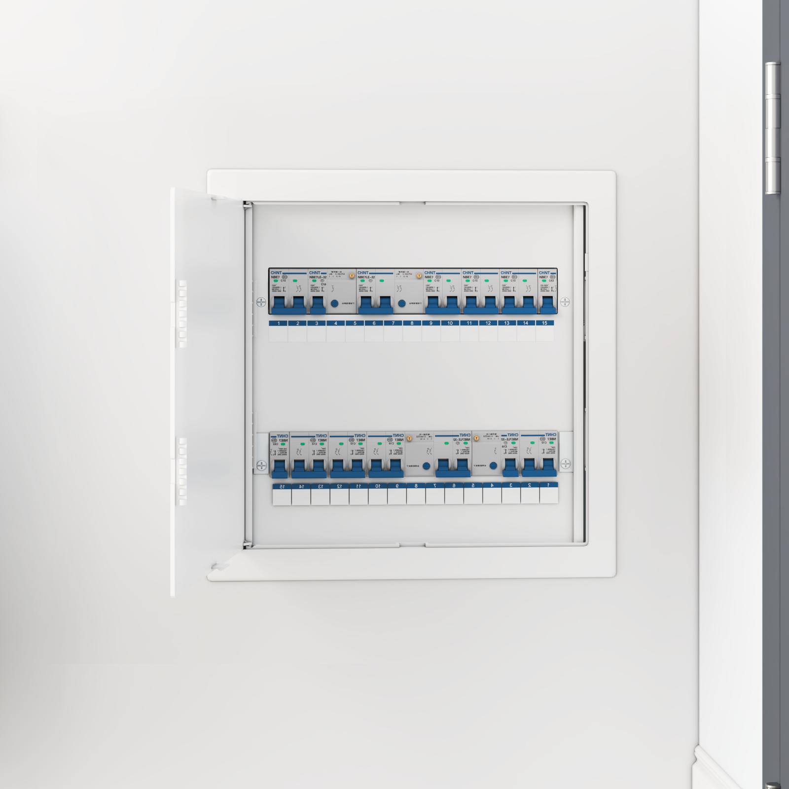 Adgangspaneler Hvid 41 x 41 x 2 cm ABS Plastik
