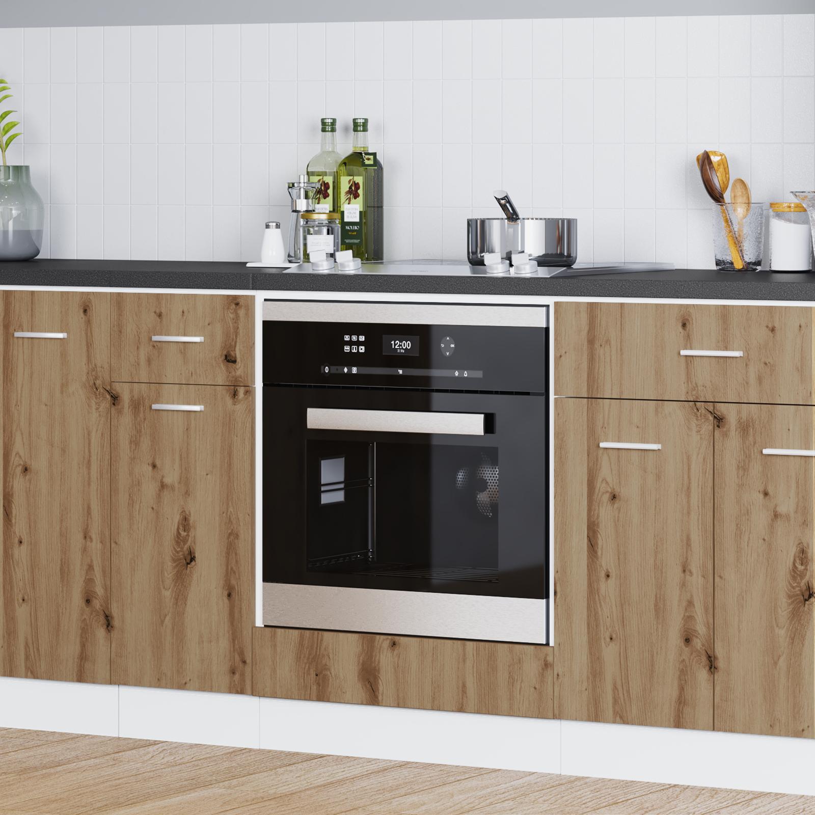Ovnskab Riga artisan eg 60 x 46 x 81,5 cm Konstrueret træ