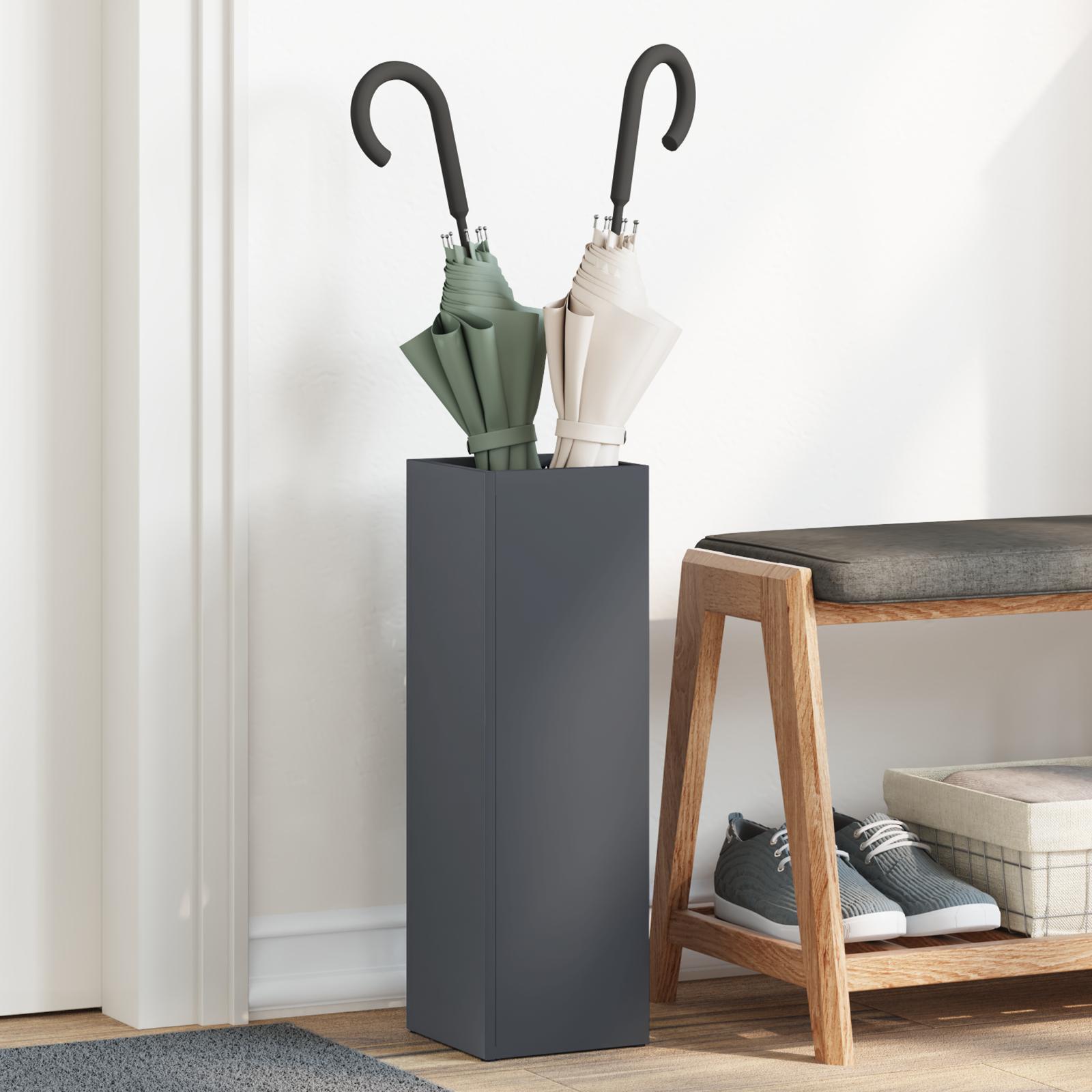 Parasolfod Antracit 15.5 x 15.5 x 49 cm Metal