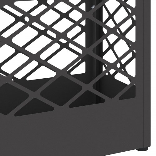 Paraplystativ Sort Pulverlakeret stål Standard Holdbar