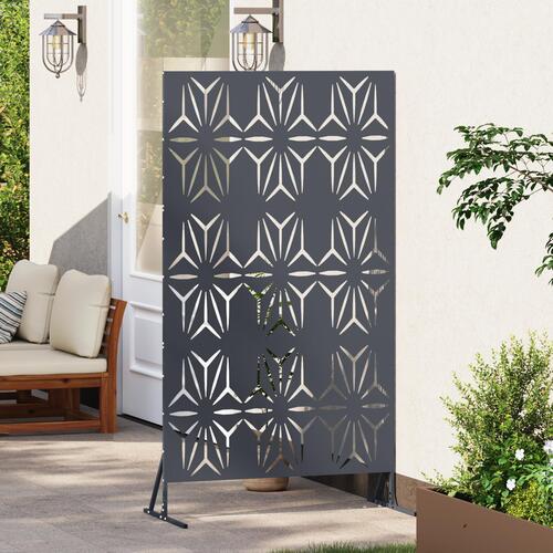 Metalhegn Panel Antracit Metal Stor Mønster