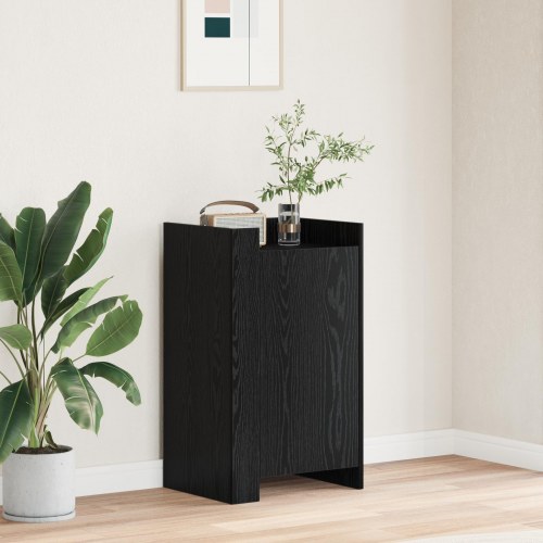 Sideboard Sort eg 45x35x75 cm Konstrueret træ