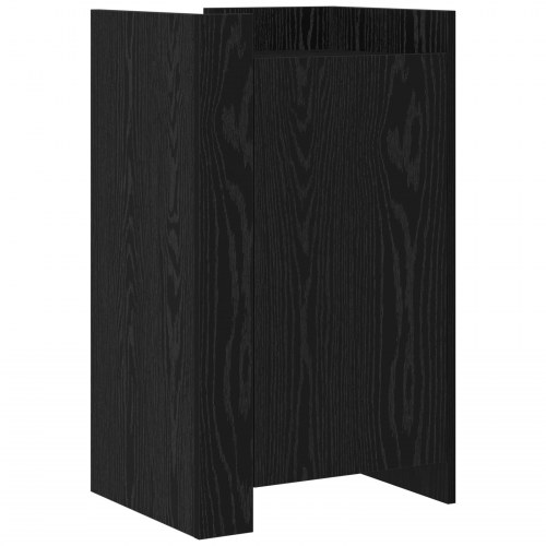 Sideboard Sort eg 45x35x75 cm Konstrueret træ