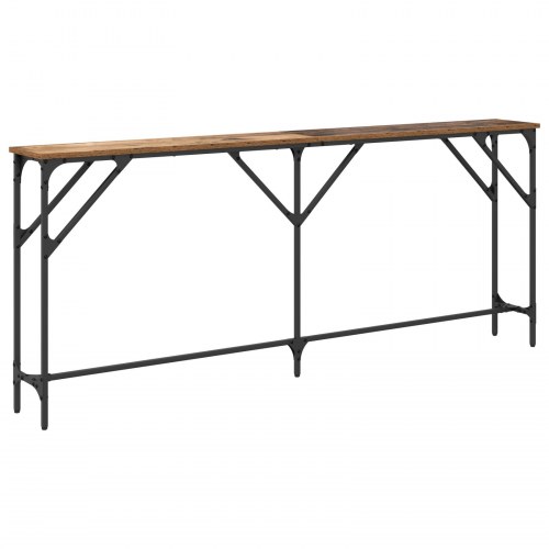 Konsolbord Gammelt Træ 180x23x75 cm Behandlet Træ