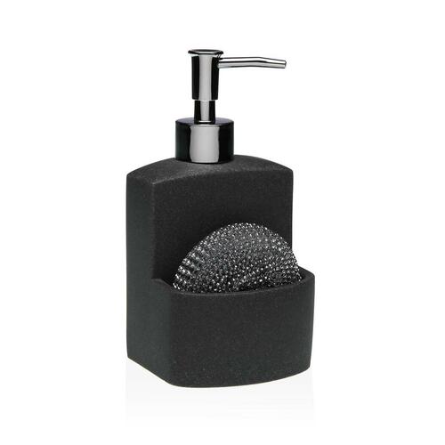 Sæbedispenser Versa Sort Harpiks Keramik Minimalistisk