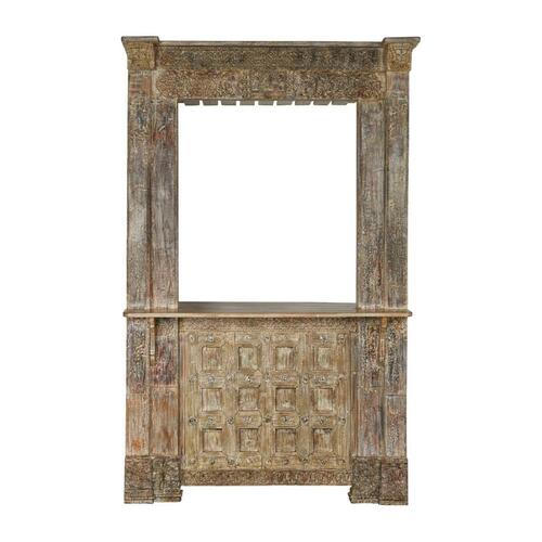Bar-møbel i teak - 158 × 66 × 247 cm