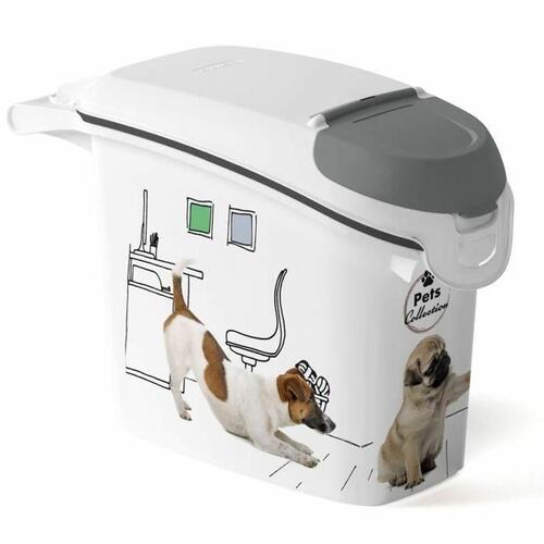Foderopbevaring hund - Curver hvid 6 kg