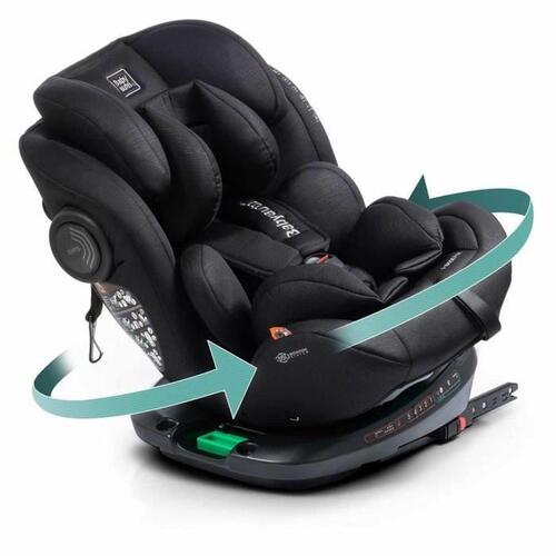 Autostol Babyauto GYRO BLACK LINE EMBOSSED Sort 0 (de 0 a 10 kilos) I (9 - 18 kg) II (15-25 kg) III (22 - 36 kg) Børns ECE R129
