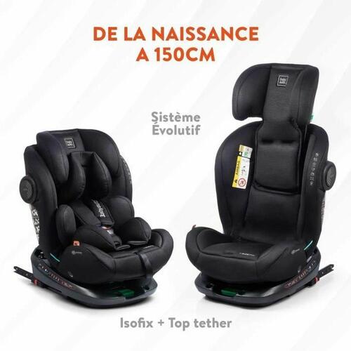 Autostol Babyauto GYRO BLACK LINE EMBOSSED Sort 0 (de 0 a 10 kilos) I (9 - 18 kg) II (15-25 kg) III (22 - 36 kg) Børns ECE R129