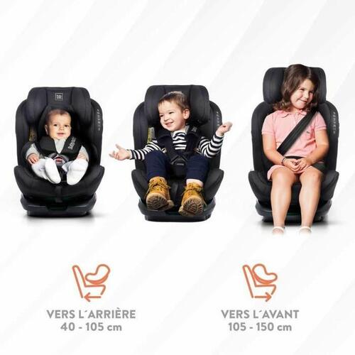 Autostol Babyauto GYRO BLACK LINE EMBOSSED Sort 0 (de 0 a 10 kilos) I (9 - 18 kg) II (15-25 kg) III (22 - 36 kg) Børns ECE R129
