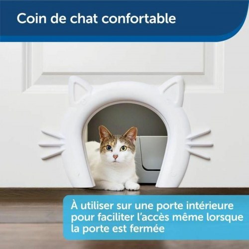 Kattelem PetSafe - hvid plast