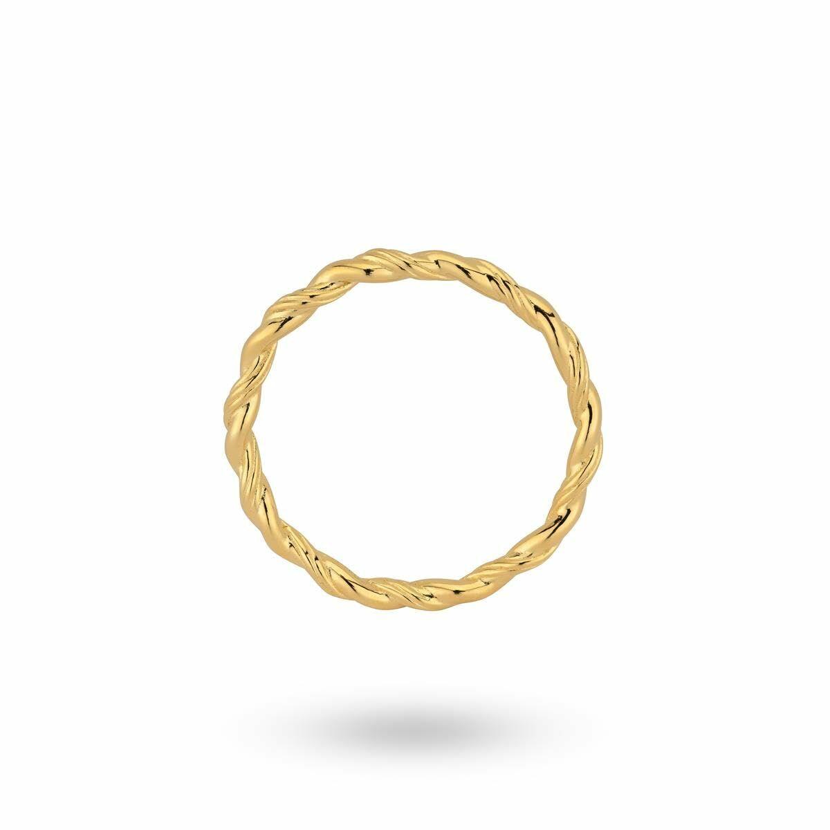 24KAE ring til kvinder - gylden, str. 14 (124138Y/54)