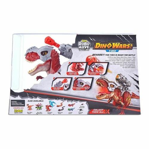 Zuru Robo Alive Dino Wars T-Rex - interaktiv figur, multifarvet