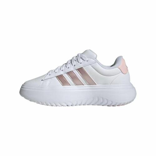Adidas Grand Court Platform damesneakers - Hvid, str. 39 1/3