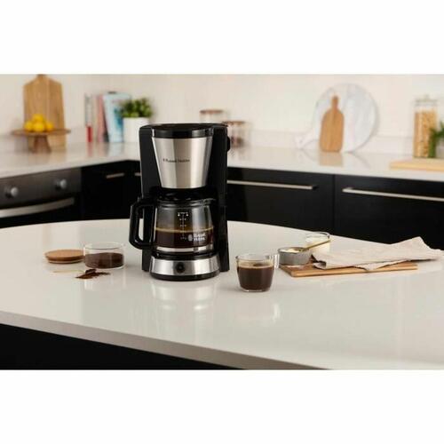 Drip Coffee Machine Russell Hobbs Sort Stål 1080 W 1,25 L