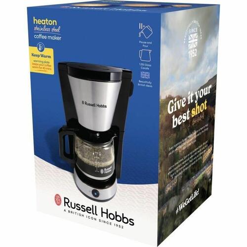 Drip Coffee Machine Russell Hobbs Sort Stål 1080 W 1,25 L