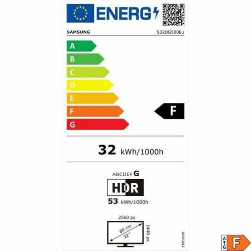 Gaming skærm Samsung LS32DG500EUXEN 32" Quad HD 180 Hz