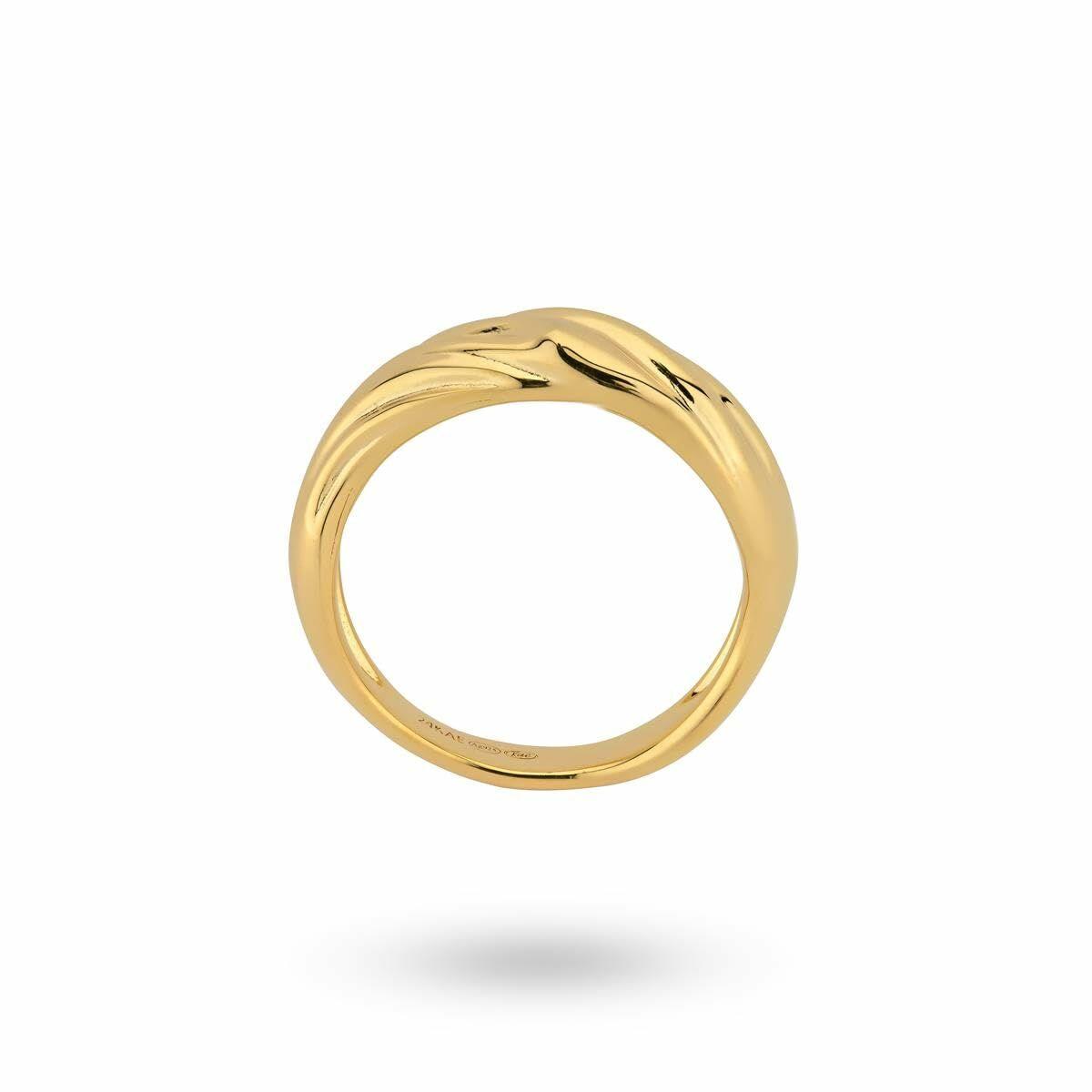24KAE ring til kvinder - gylden, størrelse 14 (124142Y/54)