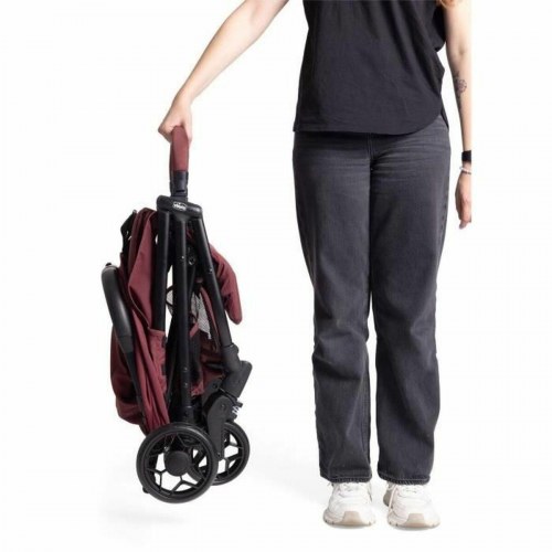 Klapvogn til baby Chicco - rød 4-hjulet