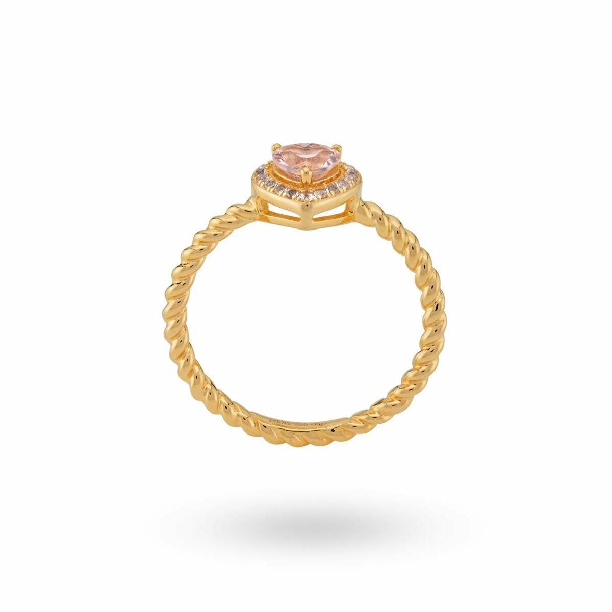 24KAE ring til kvinder - gylden, str. 16 (12469Y/56)