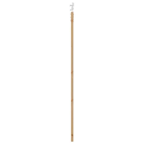 Glidende Dør med Hardware Sæt 83x211 cm Massivt Fyrretræ, Indvendig Dør med Glas 'ORKDAL'83x211x4 cm Massivt Fyrretræ