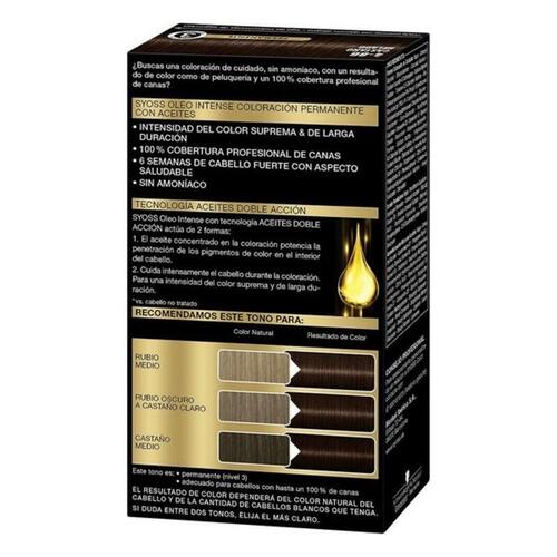 Permanent Farve Syoss Olio Intense Uden ammoniak Nº 4,86 Is kastanje