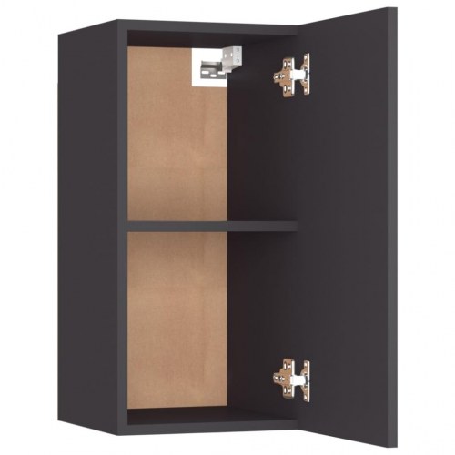 Tv-bord 30,5x30x60 cm konstrueret træ grå
