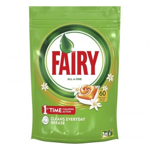 Opvasketabs Fairy All in One - 60 stk, orange
