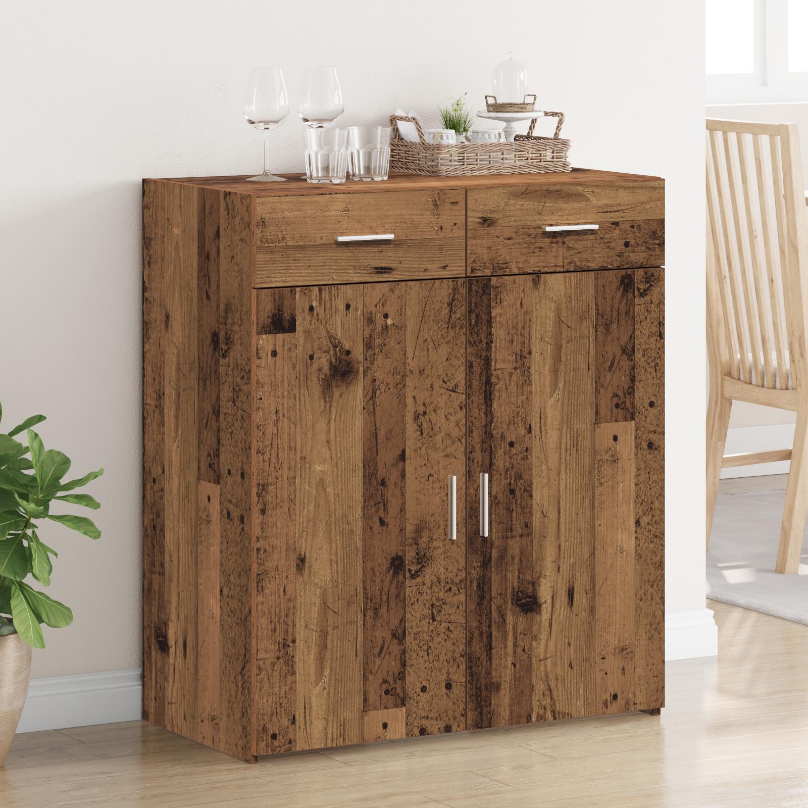 Opbevaringsskab Gammelt træ 80 x 42.5 x 93.5 cm Konstrueret træ