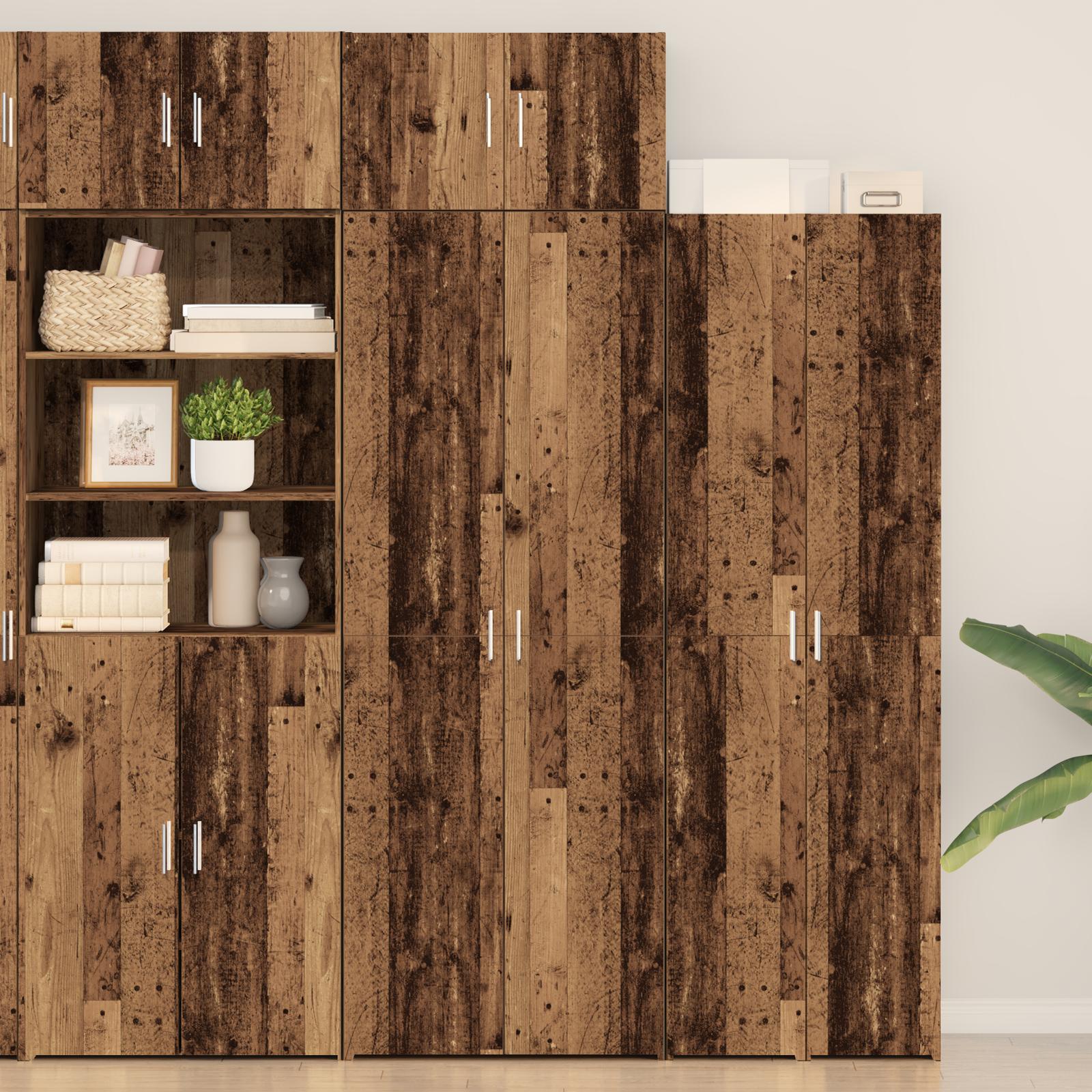 Opbevaringsskab Gammelt træ 70 x 42,5 x 225 cm Konstrueret træ