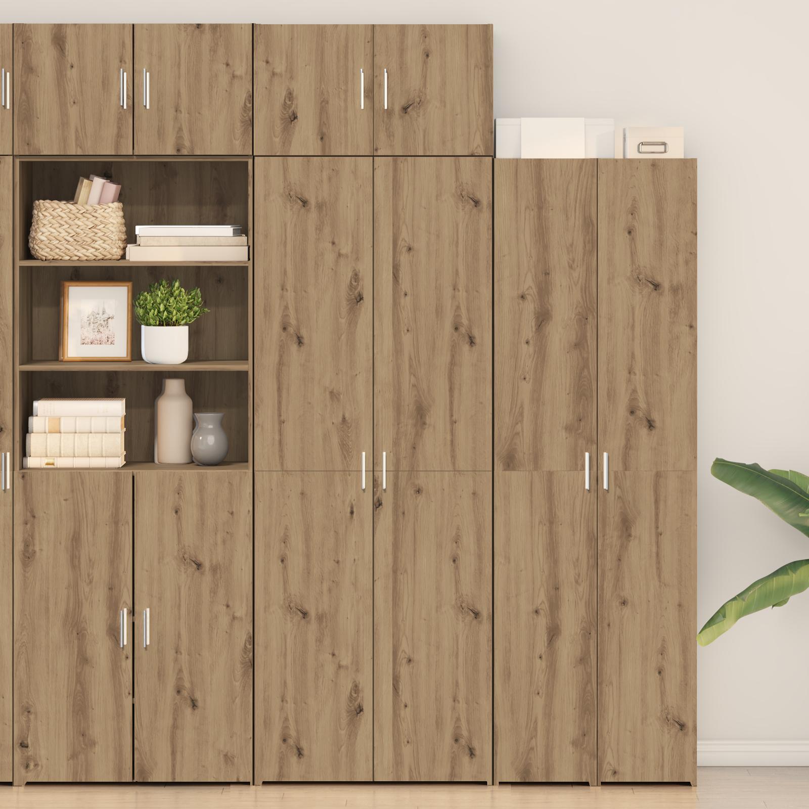 Opbevaringsskab artisan eg 70 x 42,5 x 225 cm Konstrueret træ