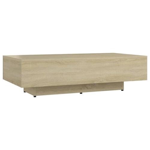 Sofabord 100x49,5x31 cm konstrueret træ sonoma-eg