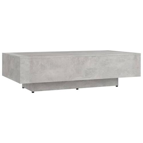 Sofabord 100x49,5x31 cm konstrueret træ betongrå