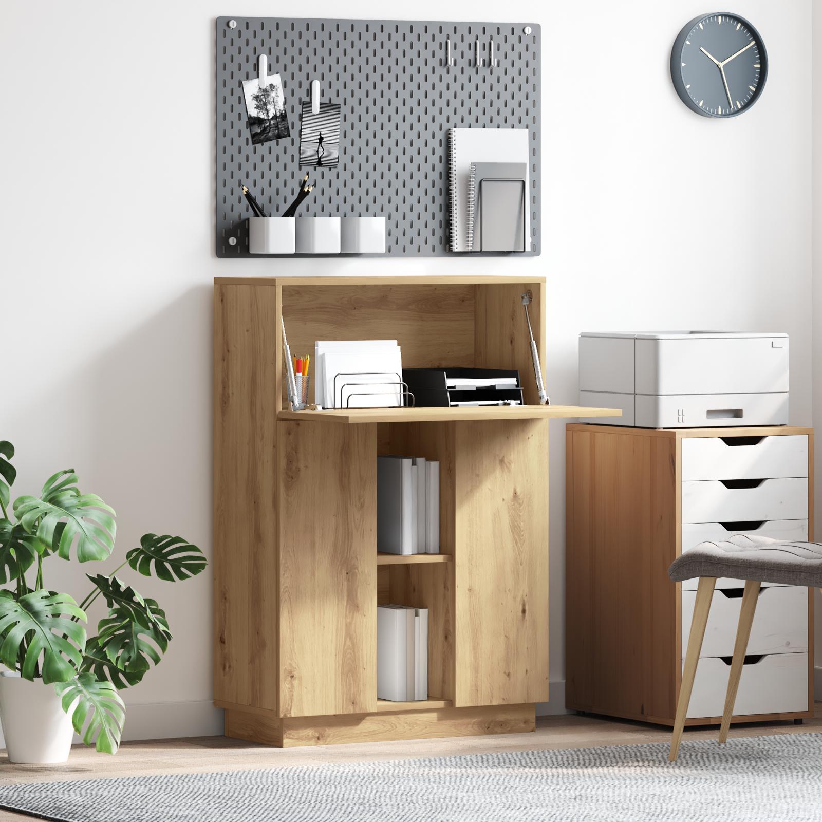 Skrivebord artisan eg 71,5 x 31,5 x 106,5 cm Konstrueret træ