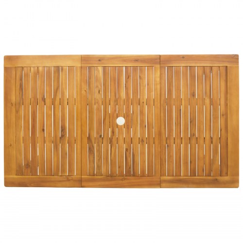 7-delt Havemøblesæt Massivt Akacietræ