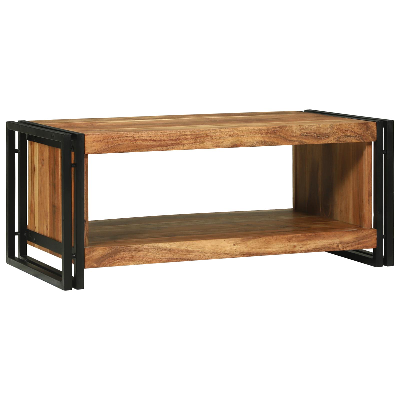 Sofabord Brun 90 x 50 x 38 cm Massivt akacietræ