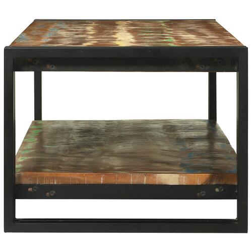 Sofabord Multicolour 120x50x38 cm Solid Træ Genbrug
