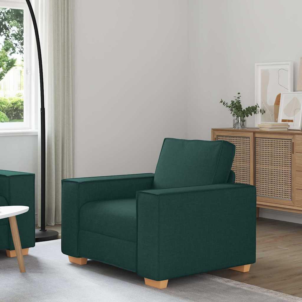 Sofastol mørkegrøn 60 cm stof