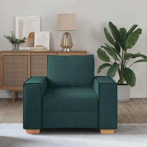 Sofastol mørkegrøn 60 cm stof
