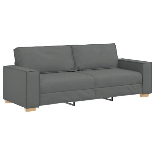 3-personers sofa mørkegrå 180 cm stof