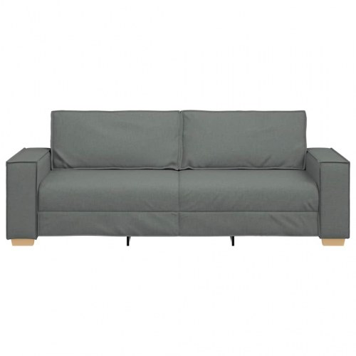 3-personers sofa mørkegrå 180 cm stof