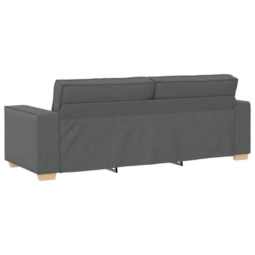 3-personers sofa mørkegrå 180 cm stof