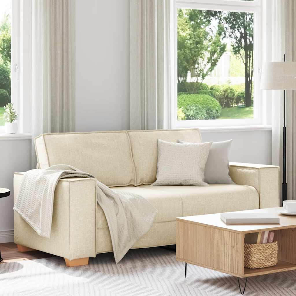 2-personers sofa i linned 140 cm