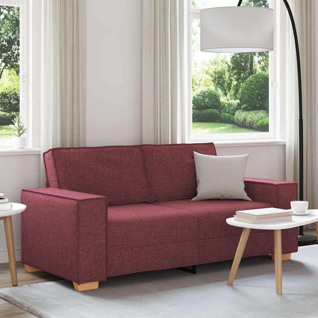 Sofastol Lysegrå 60 Cm Stof - Vinrød / 140 cm